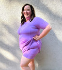 The Blair Resort Dress | UPF 50+ Short Sleeve Swim Dress with Built-In Shorts Curve