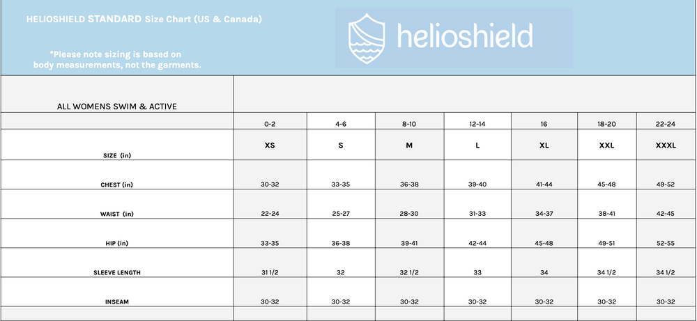 Size chart image
