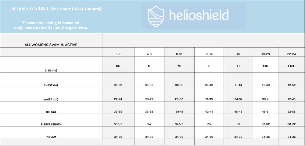 Size chart image